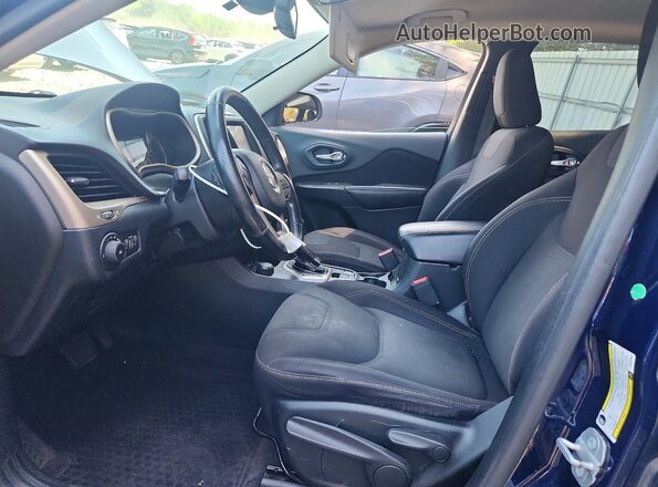 1C4PJMCS2GW338622 2016 JEEP CHEROKEE Blue Vista interior delantera