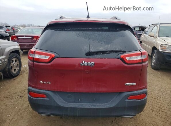 1C4PJMCS2HW646990 2017 JEEP CHEROKEE Red უკანა ხედი