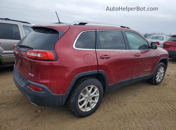 1C4PJMCS2HW646990 2017 JEEP CHEROKEE Red უკანა მარჯვენა