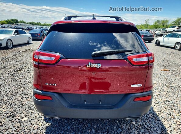1C4PJMCS3GW142740 2016 JEEP CHEROKEE Red უკანა ხედი