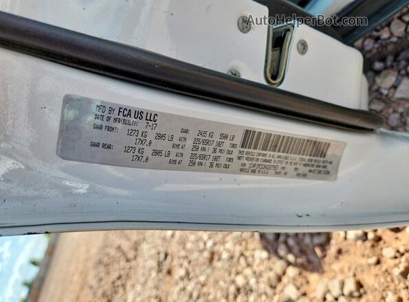 1C4PJMCS3HD227557 2017 JEEP CHEROKEE White VIN კოდის სტიკერის ხედი