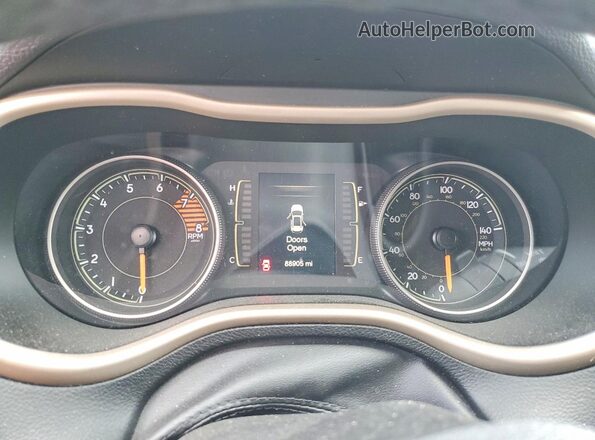 1C4PJMCS4HW651902 2017 JEEP CHEROKEE Gray Vista del cuadro de instrumentos