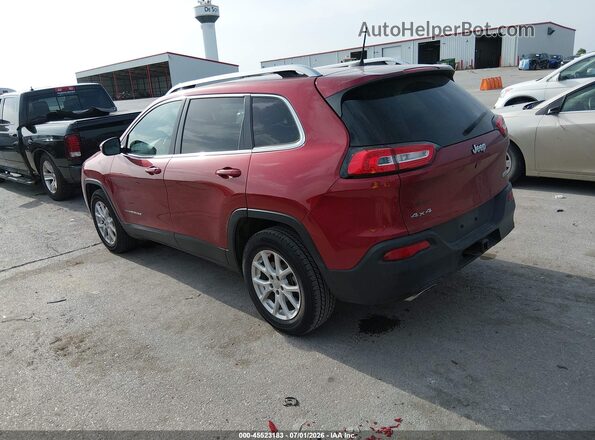 1C4PJMCS5GW101851 2016 JEEP CHEROKEE Red Задня ліва чверть