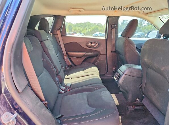 1C4PJMCS6GW323329 2016 JEEP CHEROKEE Blue Вид задньої частини салону