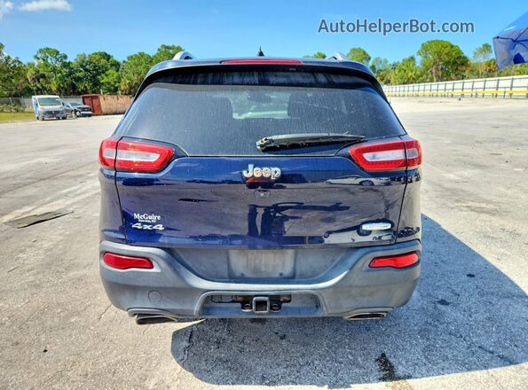 1C4PJMCS6GW323329 2016 JEEP CHEROKEE Blue Вид ззаду