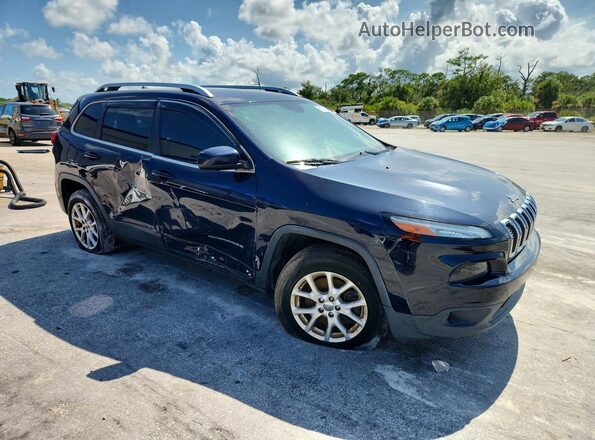 1C4PJMCS6GW323329 2016 JEEP CHEROKEE Blue Передня права чверть