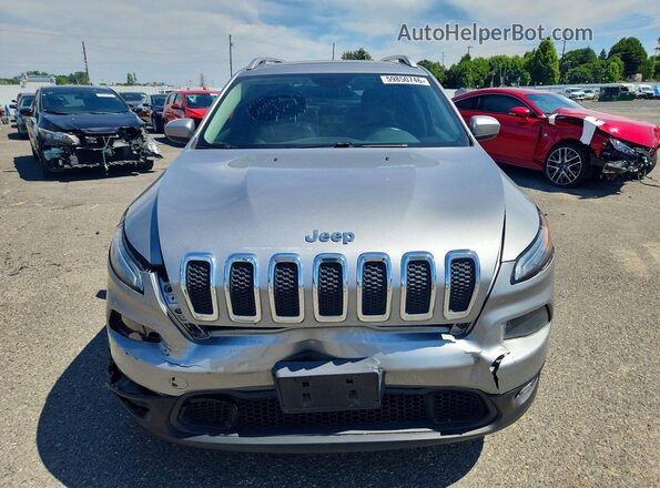 1C4PJMCS6HW634339 2017 JEEP CHEROKEE Silver წინა ხედი