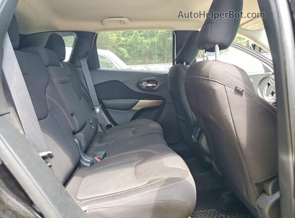 1C4PJMCS6HW649097 2017 JEEP CHEROKEE Черный Вид задней части салона