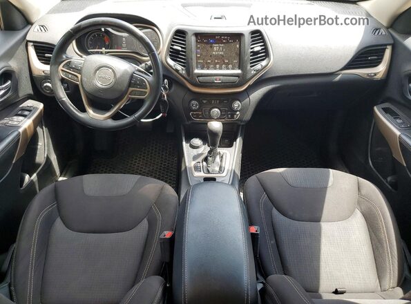 1C4PJMCS6HW649097 2017 JEEP CHEROKEE Черный Вид панели приборов
