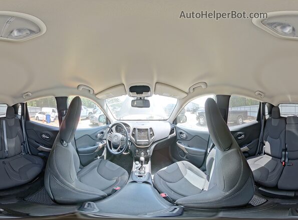 1C4PJMCS6HW649097 2017 JEEP CHEROKEE Черный Панорамный вид салона 360°