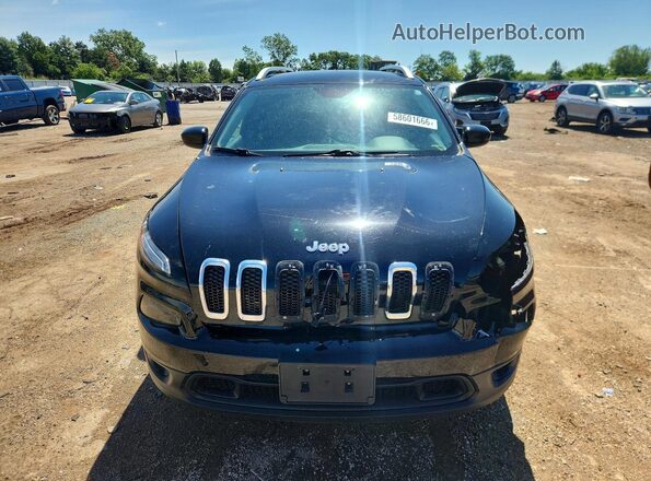 1C4PJMCS6HW665560 2017 JEEP CHEROKEE Black Front view