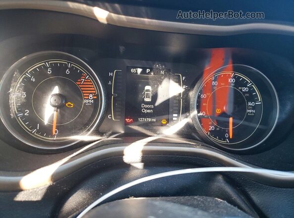 1C4PJMCS7GW157273 2016 JEEP CHEROKEE Charcoal Вид щитка приладів