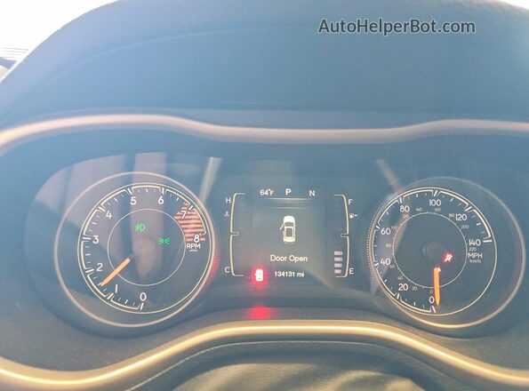 1C4PJMCS7GW245160 2016 JEEP CHEROKEE Белый Вид щитка приборов