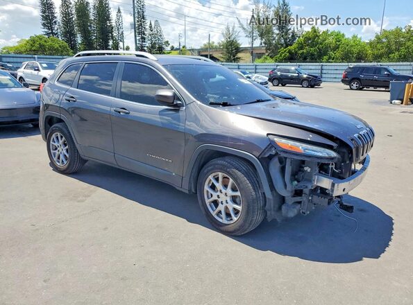 1C4PJMCS7GW253548 2016 JEEP CHEROKEE Gray Передня права чверть