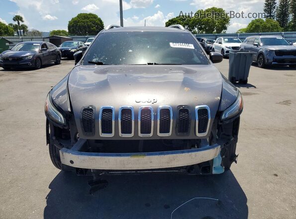 1C4PJMCS7GW253548 2016 JEEP CHEROKEE Gray Вид спереду