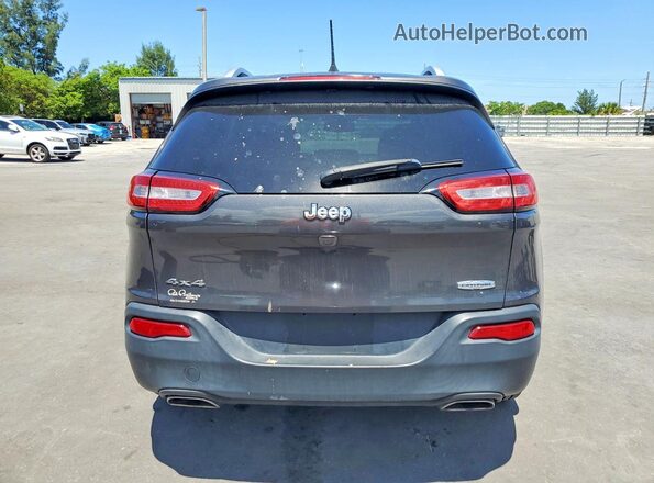 1C4PJMCS7GW253548 2016 JEEP CHEROKEE Gray Вид ззаду
