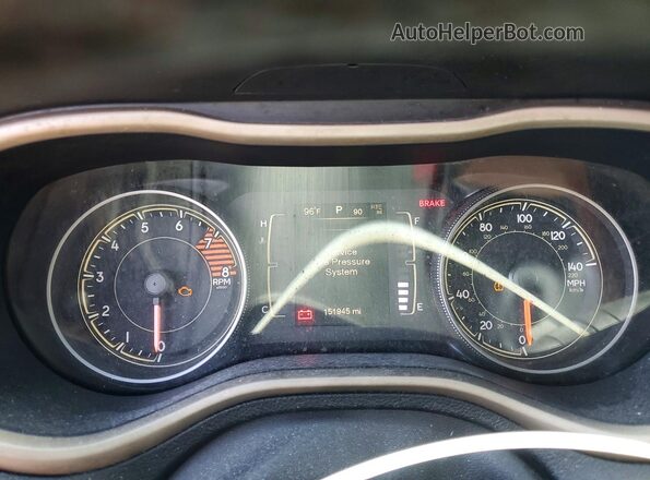 1C4PJMCS7GW253548 2016 JEEP CHEROKEE Gray Вид щитка приладів