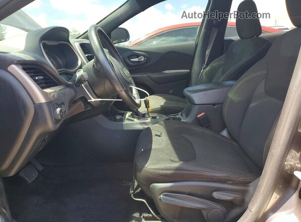 1C4PJMCS7GW253548 2016 JEEP CHEROKEE Gray Вид салону спереду
