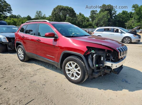 1C4PJMCS7HW504800 2017 JEEP CHEROKEE Бордовый Передняя правая четверть