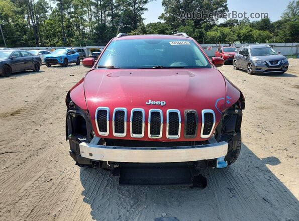 1C4PJMCS7HW504800 2017 JEEP CHEROKEE Бордовый Вид спереди