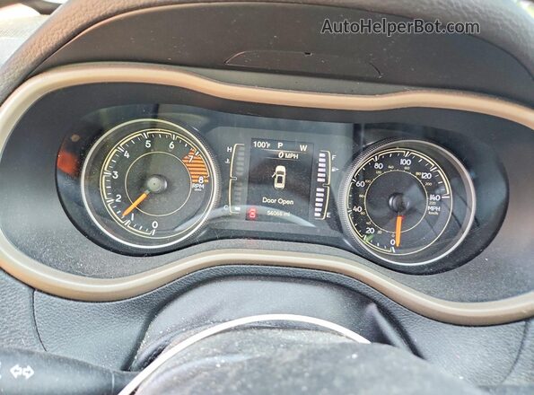 1C4PJMCS7HW504800 2017 JEEP CHEROKEE Бордовый Вид щитка приборов