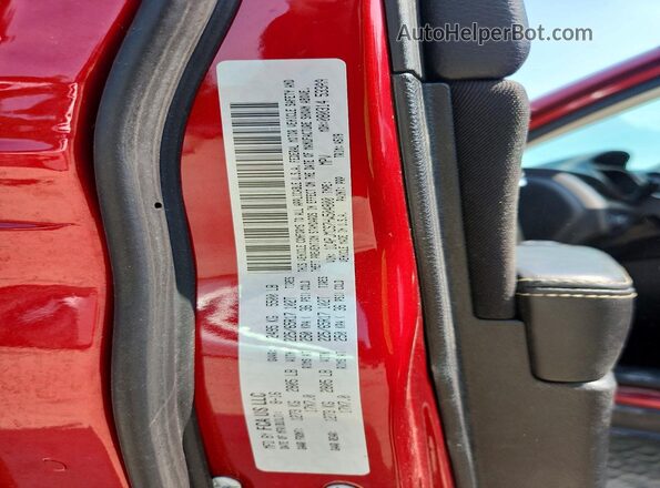 1C4PJMCS7HW504800 2017 JEEP CHEROKEE Бордовый Вид наклейки с VIN-кодом