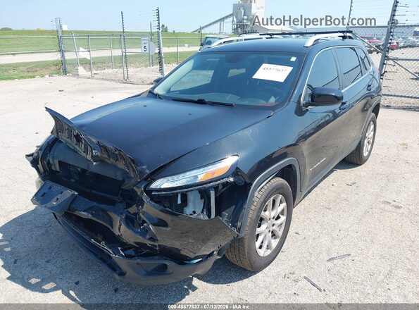1C4PJMCS8GW255650 2016 JEEP CHEROKEE Black Передня ліва чверть