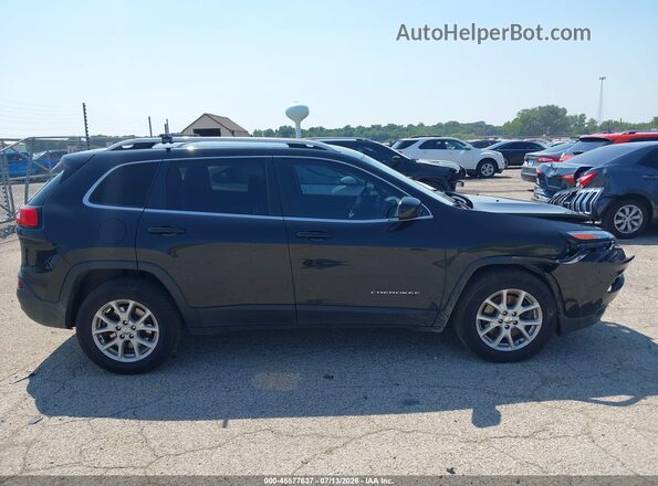 1C4PJMCS8GW255650 2016 JEEP CHEROKEE Black Вид задньої частини салону