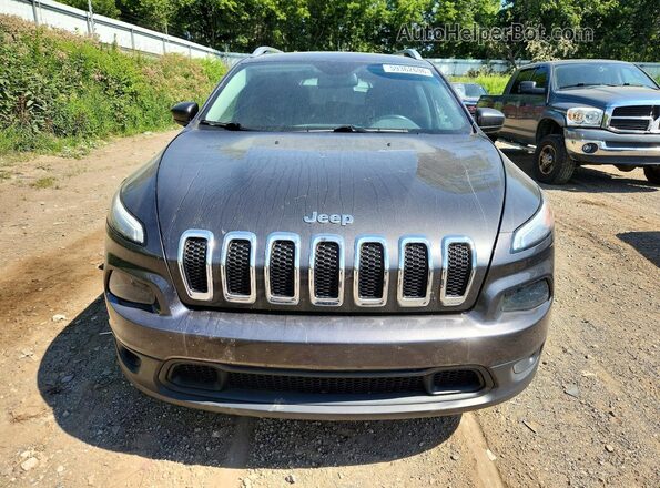 1C4PJMCS8HW504451 2017 JEEP CHEROKEE Charcoal Front view