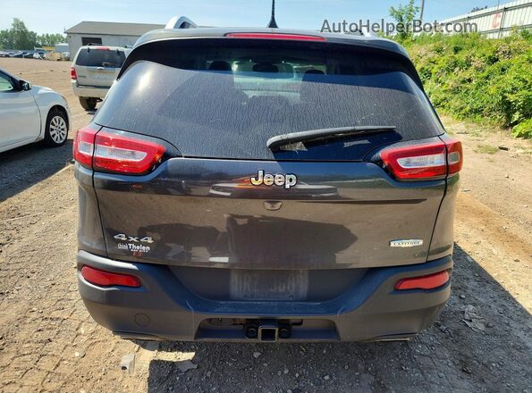 1C4PJMCS8HW504451 2017 JEEP CHEROKEE Charcoal Rear view