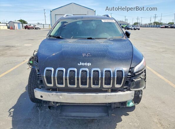 1C4PJMCS8HW658402 2017 JEEP CHEROKEE Black Front view