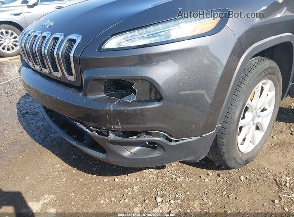 1C4PJMCS9HW626011 2017 JEEP CHEROKEE Gray Front view