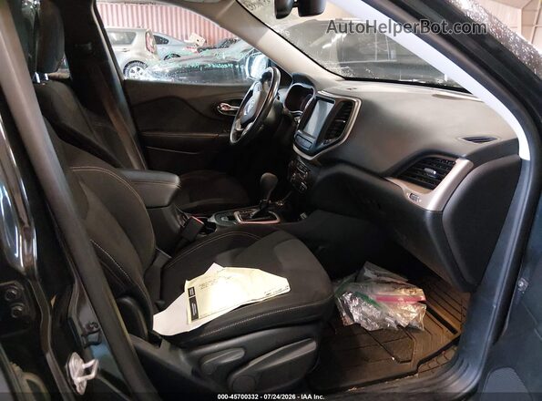 1C4PJMCSXGW245508 2016 JEEP CHEROKEE Black Widok wnętrza z przodu
