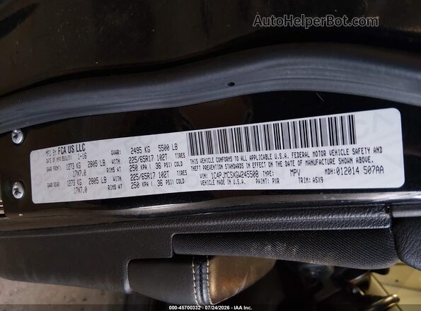 1C4PJMCSXGW245508 2016 JEEP CHEROKEE Black Widok komory silnika