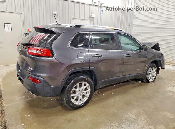 1C4PJMCSXHW651466 2017 JEEP CHEROKEE Серый Задняя правая четверть