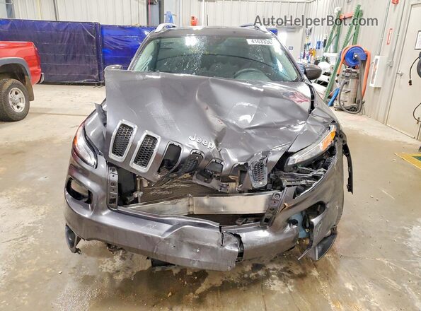 1C4PJMCSXHW651466 2017 JEEP CHEROKEE Серый Вид спереди
