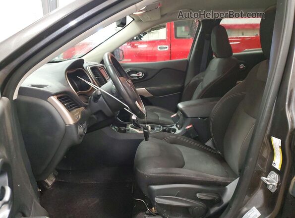 1C4PJMCSXHW651466 2017 JEEP CHEROKEE Серый Вид салона спереди