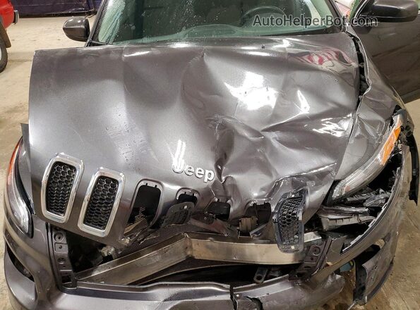 1C4PJMCSXHW651466 2017 JEEP CHEROKEE Серый Вид подкапотного пространства