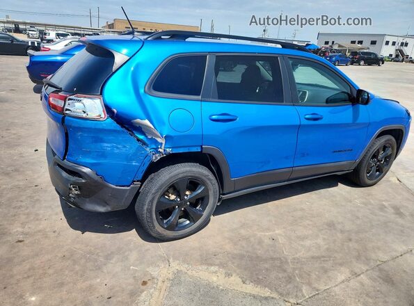 1C4PJMCX0JD593705 2018 JEEP CHEROKEE Blue Задня права чверть