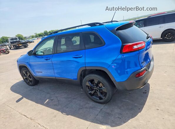 1C4PJMCX0JD593705 2018 JEEP CHEROKEE Blue Задня ліва чверть