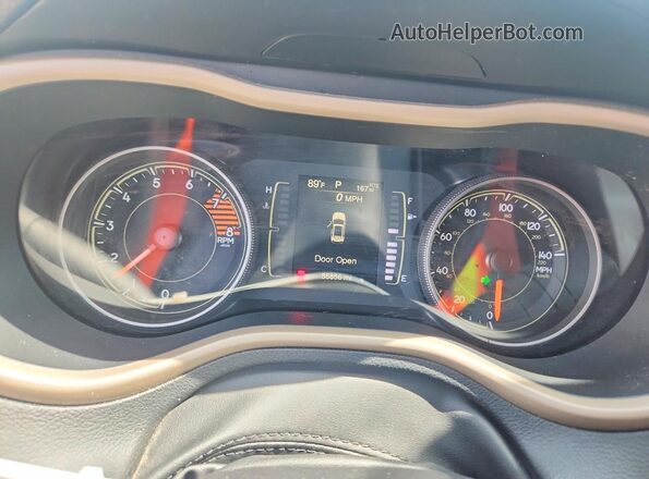 1C4PJMCX0JD593705 2018 JEEP CHEROKEE Blue Вид щитка приладів
