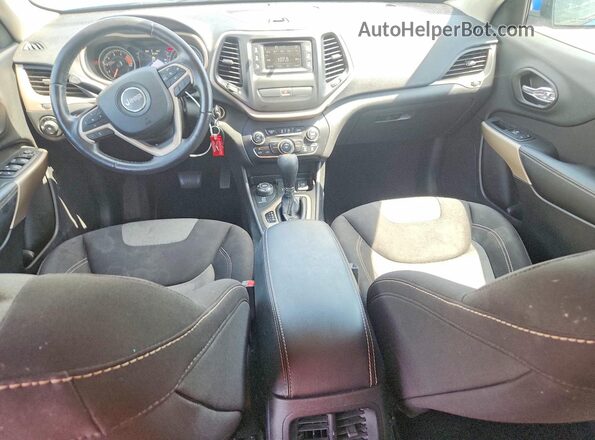 1C4PJMCX0JD593705 2018 JEEP CHEROKEE Blue Вид панелі приладів