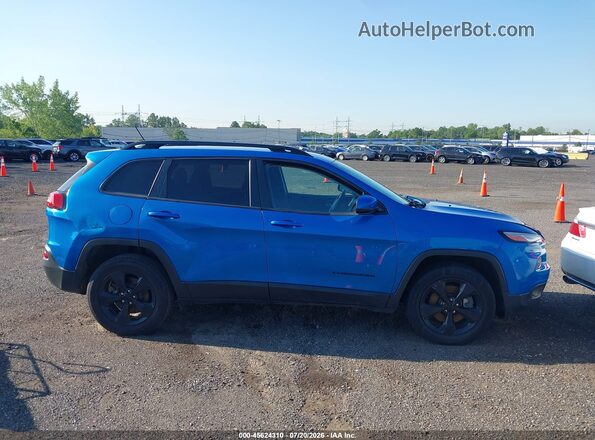 1C4PJMCX0JD598614 2018 JEEP CHEROKEE Blue უკანა სალონის ხედი