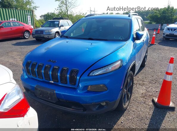 1C4PJMCX0JD598614 2018 JEEP CHEROKEE Blue ხელსაწყოთა პანელის ხედი