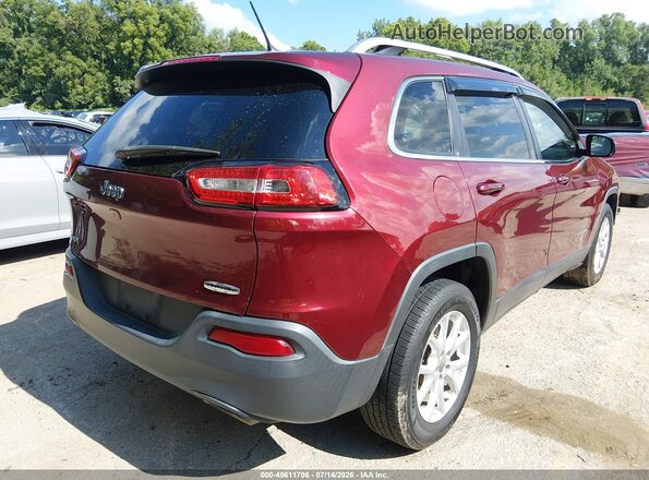 1C4PJMCX1JD609801 2018 JEEP CHEROKEE Red Tył prawy