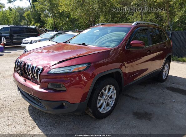 1C4PJMCX1JD609801 2018 JEEP CHEROKEE Red Przód lewy