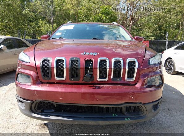 1C4PJMCX1JD609801 2018 JEEP CHEROKEE Red Widok z przodu