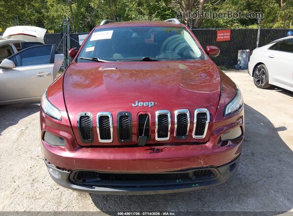 1C4PJMCX1JD609801 2018 JEEP CHEROKEE Red Widok zestawu wskaźników