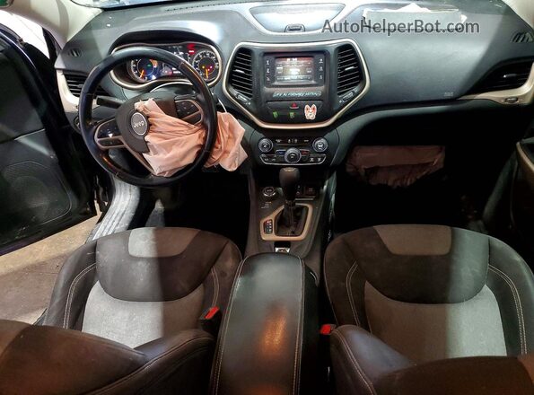 1C4PJMCX2JD506919 2018 JEEP CHEROKEE Black Dashboard view