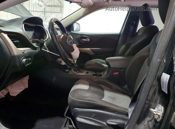 1C4PJMCX2JD506919 2018 JEEP CHEROKEE Black Front interior view